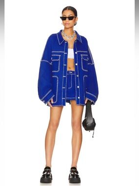 Cooper Jacket & Skirt in Cobalt BY.DYLN. Revolve